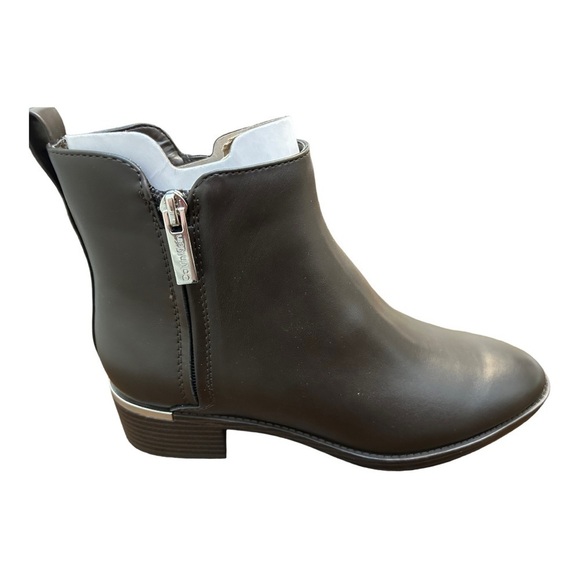 CALVIN KLEIN Women's Deniece Block Heel Ankle Booties in brown - Picture 10 of 14